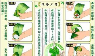 端午节手工粽子包法 粽子的包法步骤图解